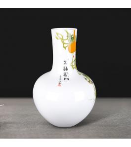 《五福临门》拉坯瓶