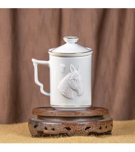 《千岁杯.生肖马》茶漏杯