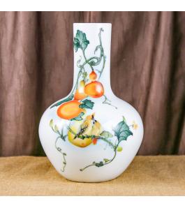 《福禄双全》天球瓶