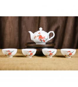 《梅开五福》一壶四杯